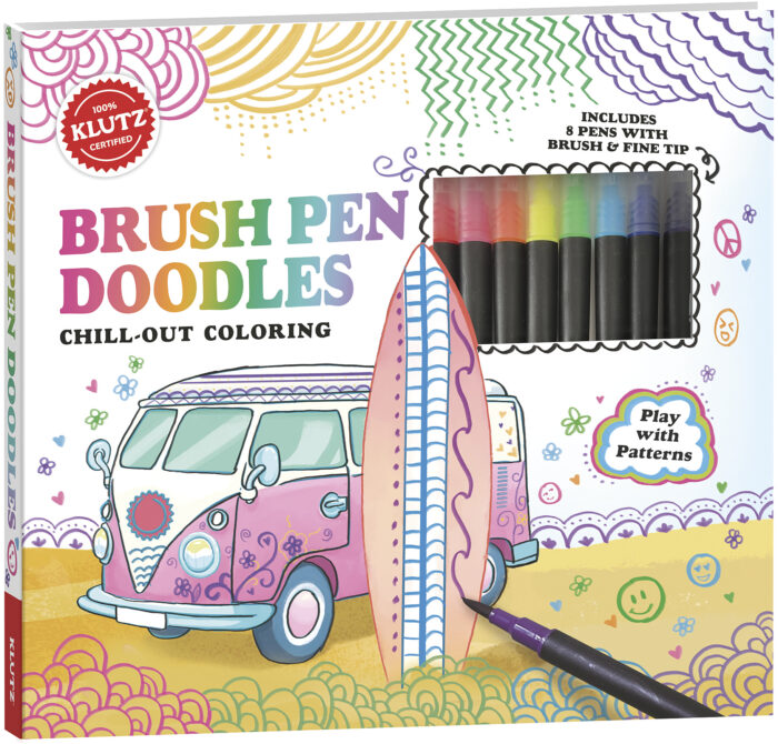 Colouring Book<br> Klutz<br> Brush Pen Doodles<br> Chill-Out Coloring