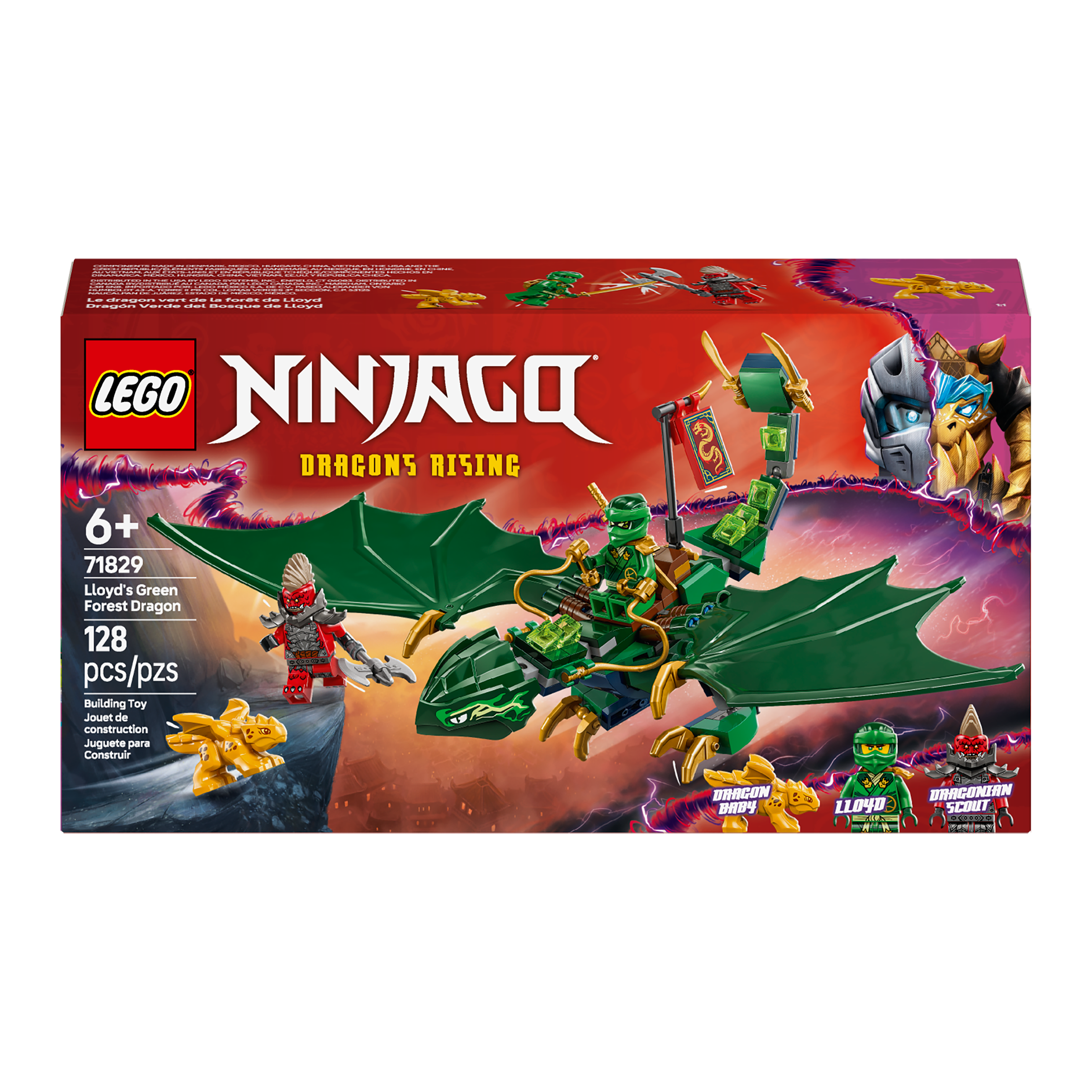 LEGO Ninjago Lloyd's Green Forest Dragon 71829 – The 5Fifty5 Shop