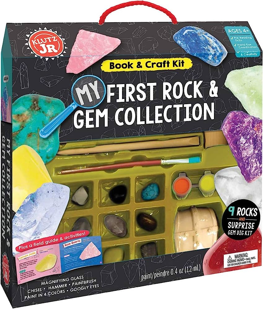 Klutz JR<br> Book & Craft Kit<br> My First Rock & Gem Collection