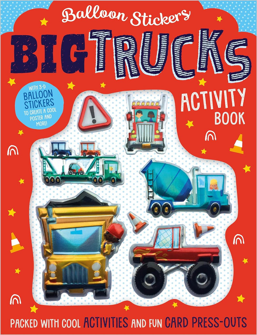 Activity Book<br> Balloon Stickers<br> Big Trucks