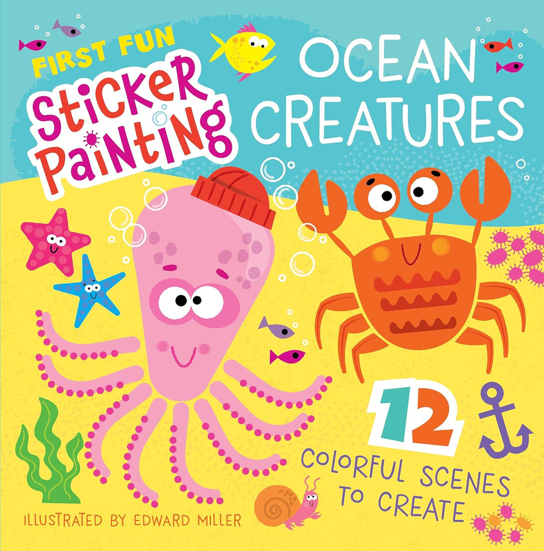First Fun<br> Sticker Painting<br> Ocean Creatures