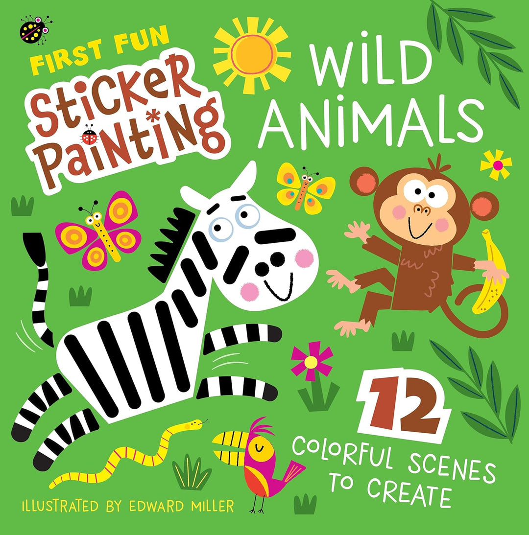 First Fun<br> Sticker Painting<br> Wild Animals