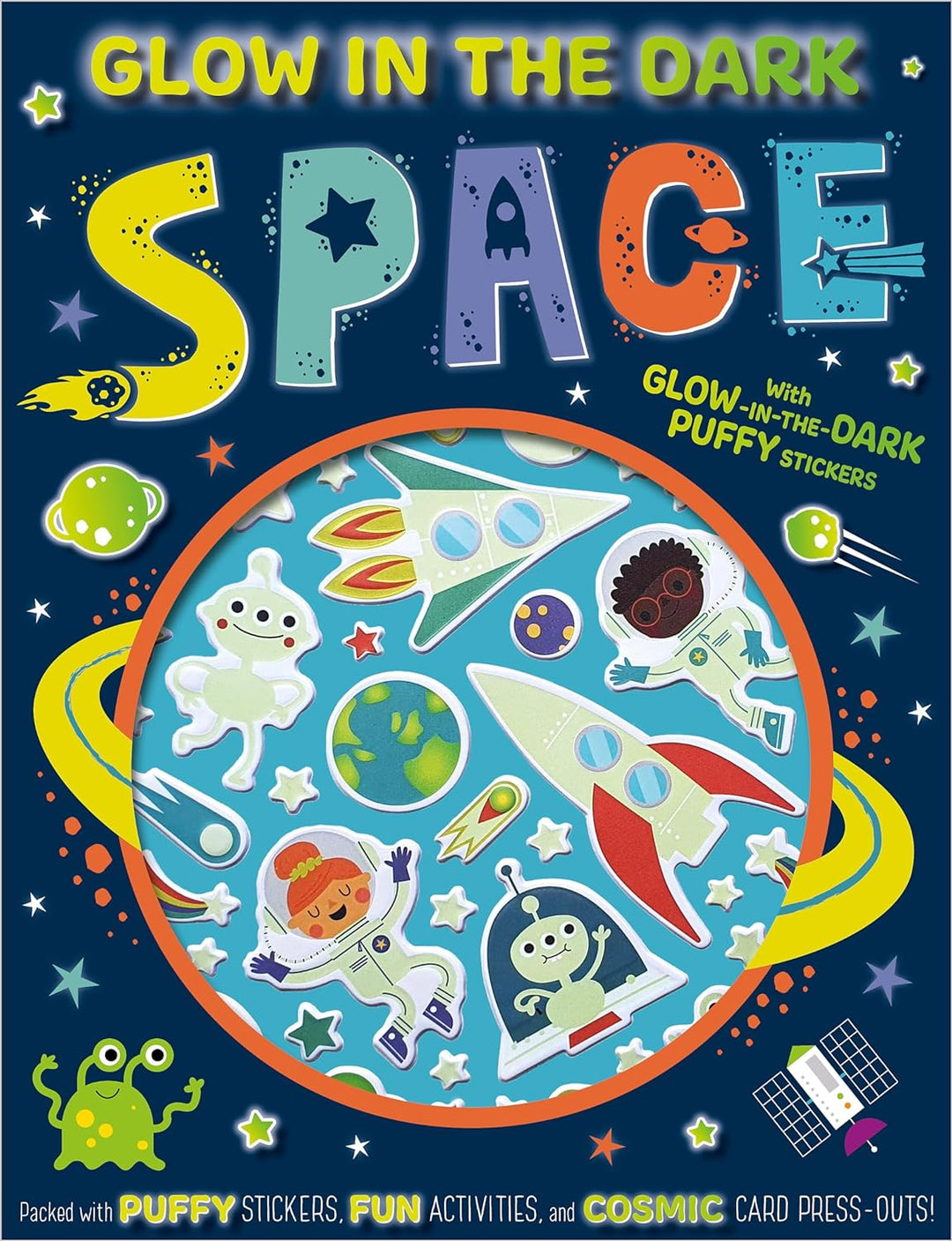 Activity Book<br> Glow in the Dark<br> Space