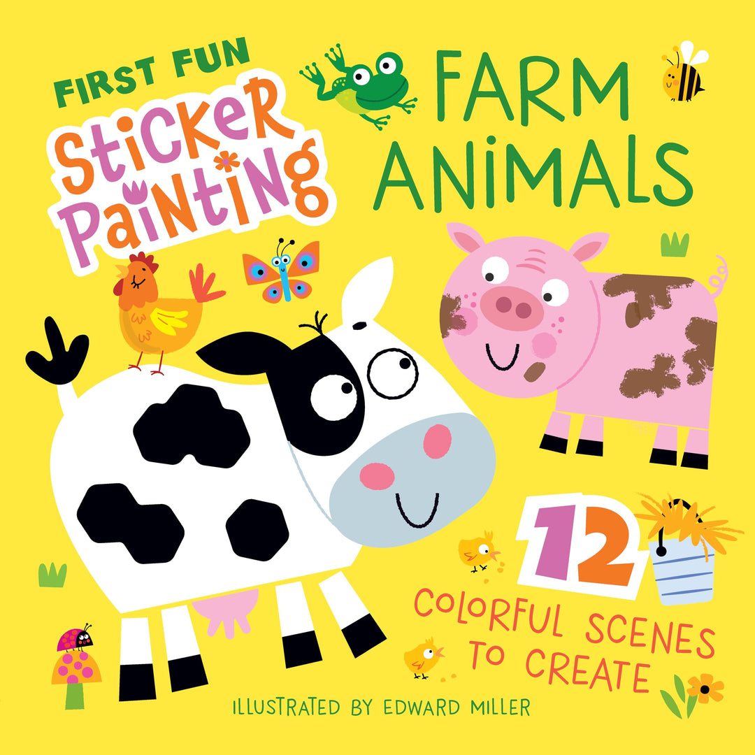 First Fun:<br> Sticker Painting<br> Farm Animals