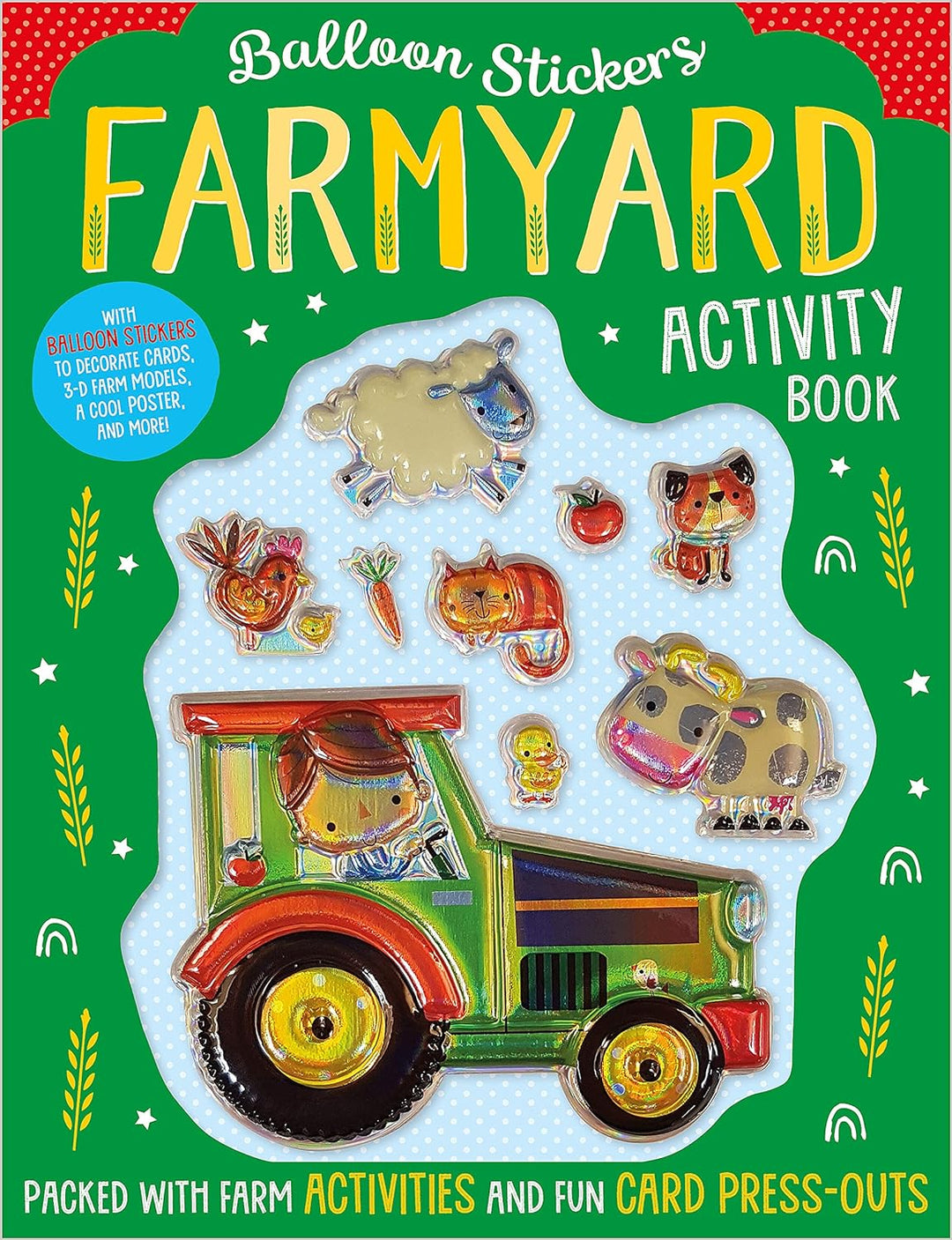 Activity Book<br> Balloon Stickers<br> Farmyard
