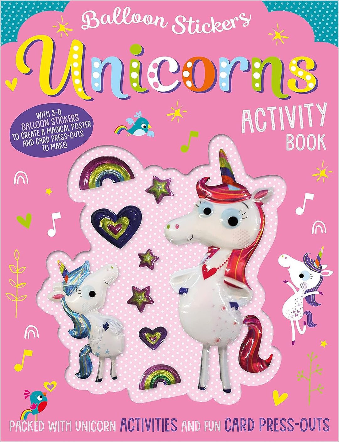 Activity Book<br> Balloon Stickers<br> Unicorns