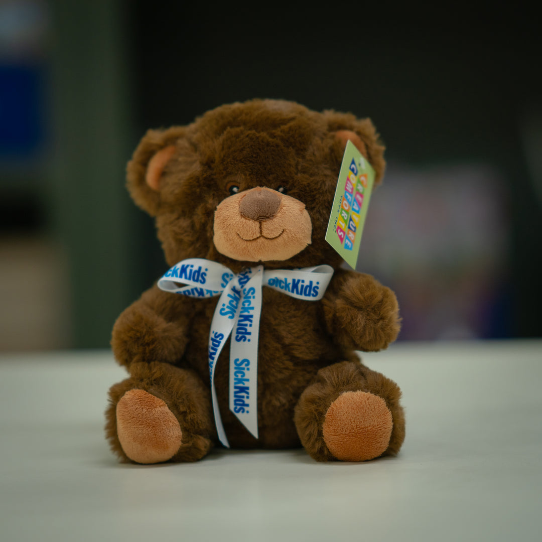Teddy Bear (8")<br> SickKids<br> (with Ribbon)