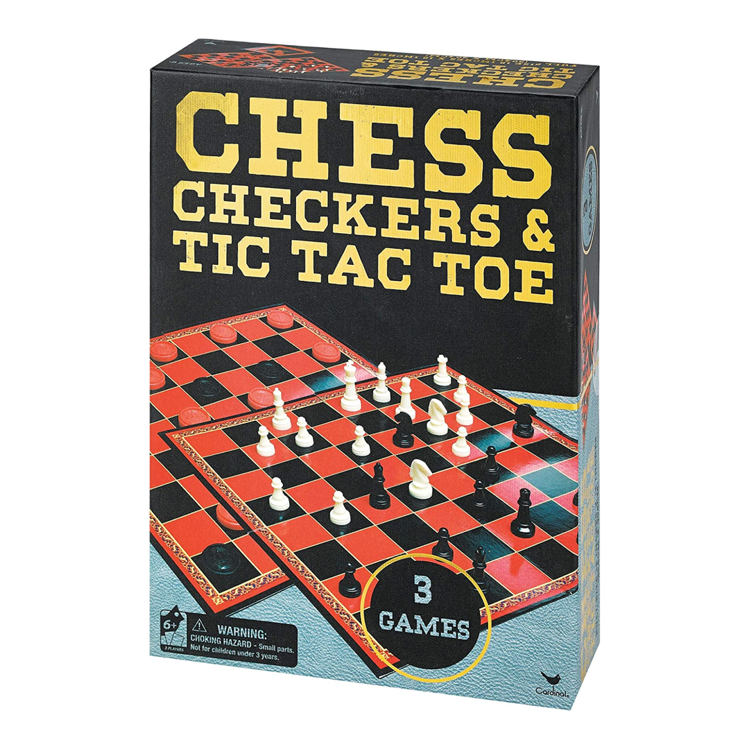 Cardinal<br> Chess, Checkers & Tic Tac Toe