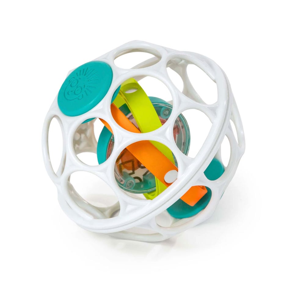 Baby Einstein<br> Oball<br> Grip & Spin Rattle (4")