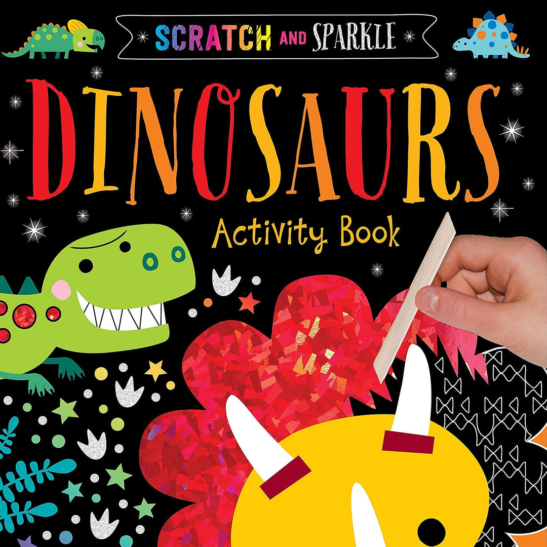 Activity Book<br> Scratch & Sparkle<br> Dinosaurs