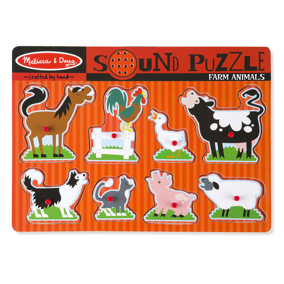 Sound Puzzle<br> Melissa & Doug<br> Farm Animals