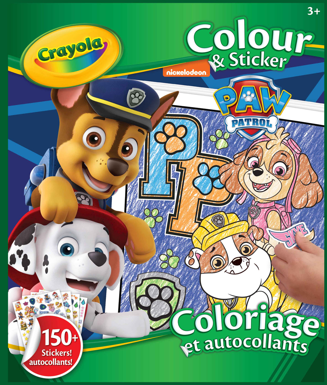 Activity Book<br> Crayola<br> Colour & Sticker<br> Paw Patrol