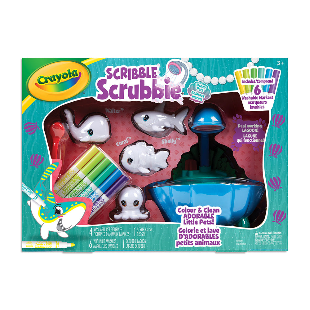 Crayola<br> Scribble Scrubbie<br> Ocean Pets Lagoon Tub Set
