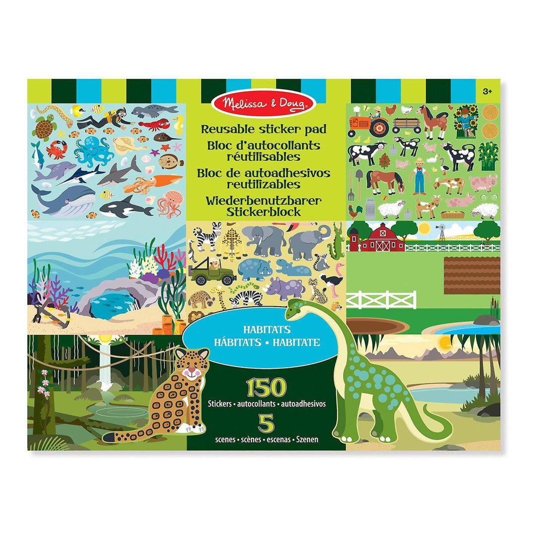 Sticker Pad - Melissa & Doug - Habitats