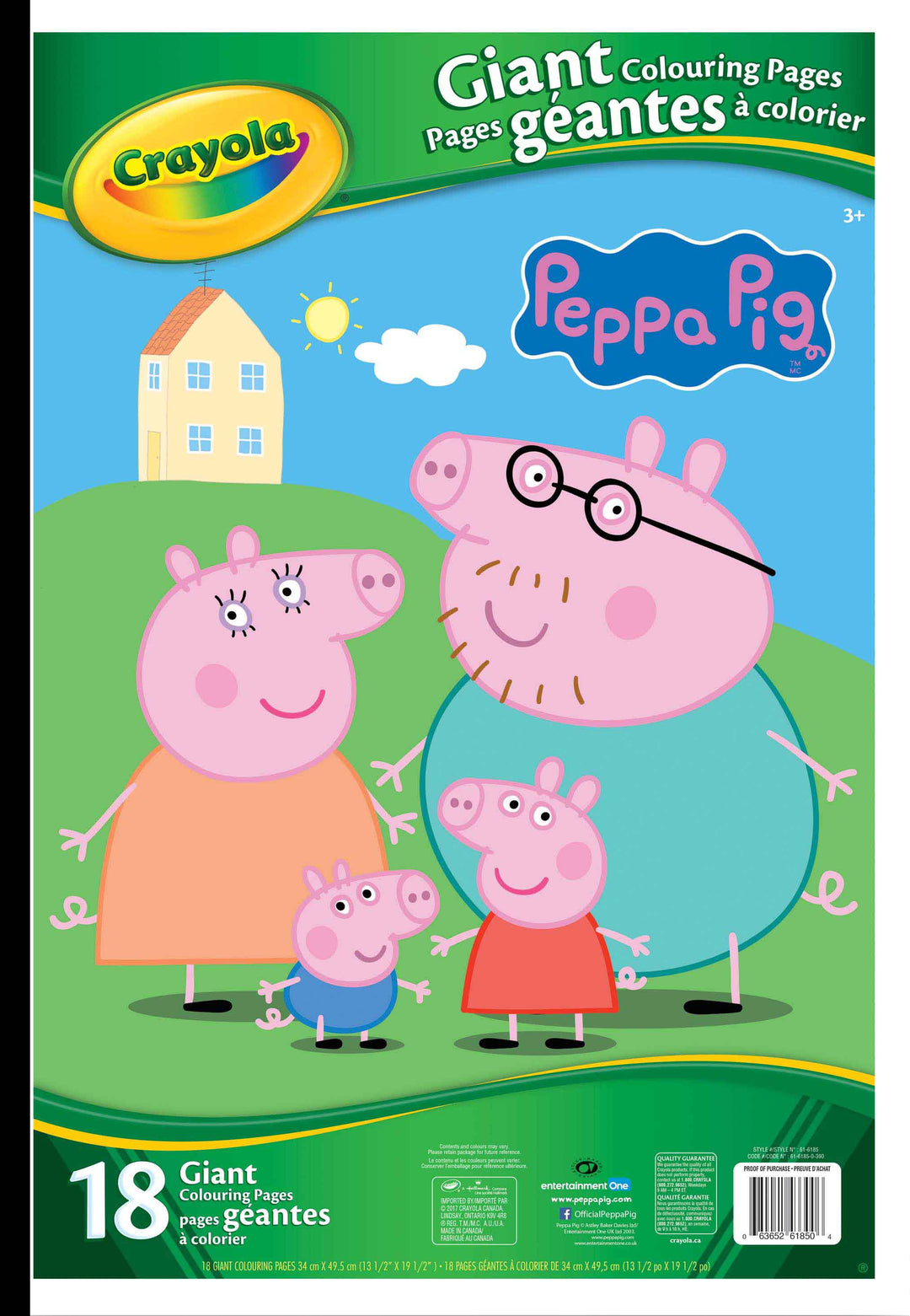 Colouring Book<br> Crayola<br> Giant Fun Pad<br> Peppa Pig