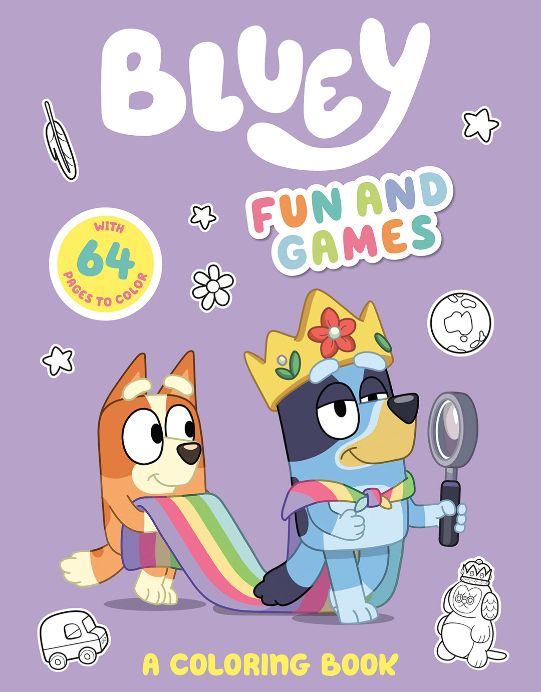 Colouring Book<br> Bluey<br> Fun and Games