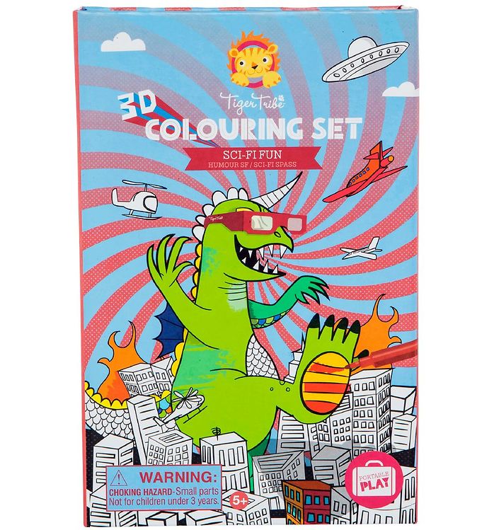 3D Colouring Set - Sci-Fi Fun