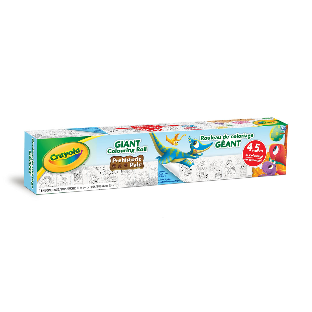 Colouring Roll<br> Crayola<br> Prehistoric Pals (Giant)