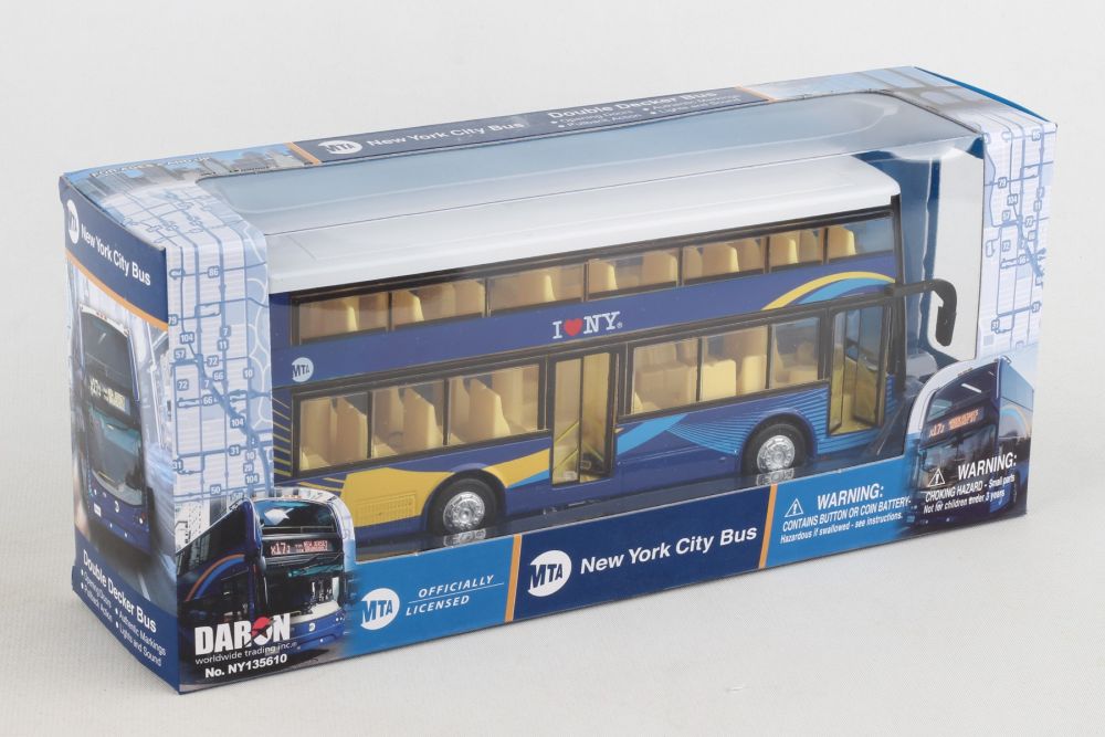 Daron<br> MTA Bus (8")<br> Double-Decker