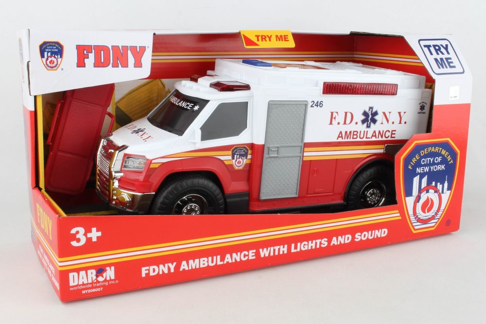 Daron<br> FDNY Ambulance<br> (With Lights and Sounds)