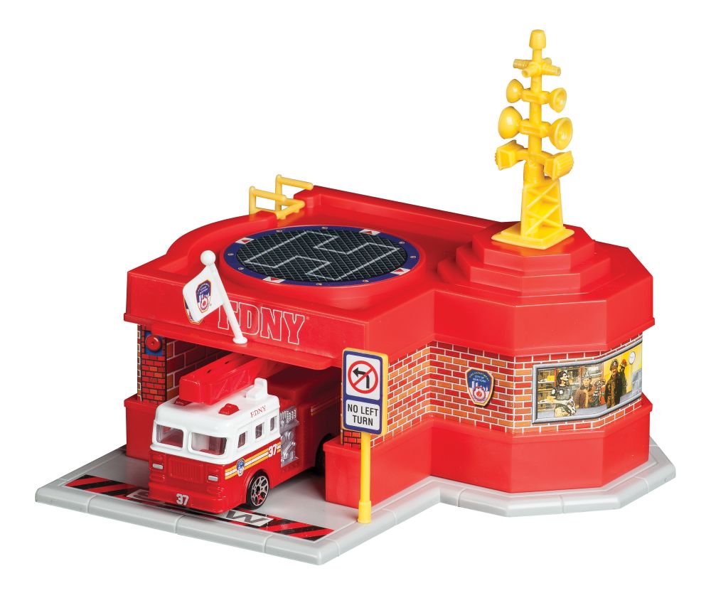 Daron<br> FDNY Fire Station (Mini)<br> (with Fire Truck)