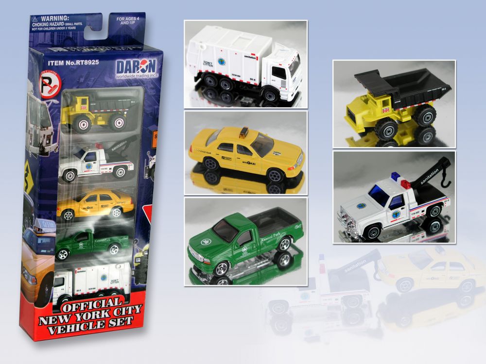 Daron Vehicle Set NYC Vehicles (5-Pieces) – The 5Fifty5 Shop at