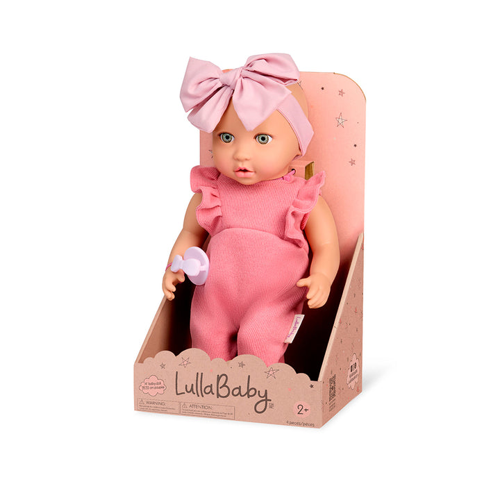 LullaBaby<br> Baby Doll (14")<br> Pink Jumper