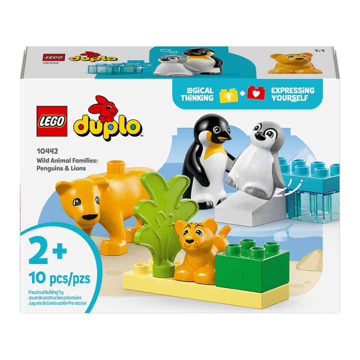 LEGO Duplo<br> Wild Animal Families: Penguins & Lions<br> 10442