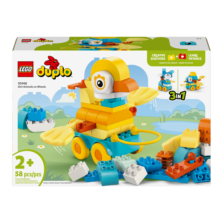 LEGO Duplo<br> 3-in-1 Animal on Wheels<br> 10448