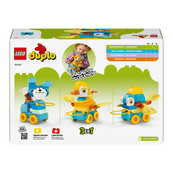 LEGO Duplo<br> 3-in-1 Animal on Wheels<br> 10448