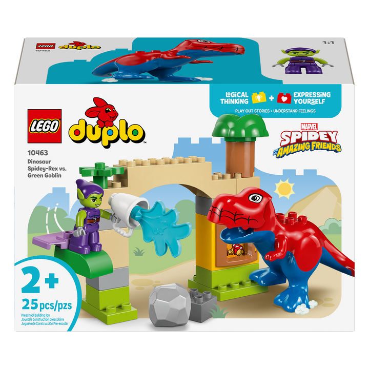 LEGO Duplo<br> Dinosaur Spidey-Rex vs. Gren Goblin<br> 10463