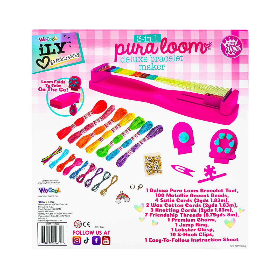 Pura Loom<br> Deluxe Bracelet Maker Kit <br> (3-in-1)