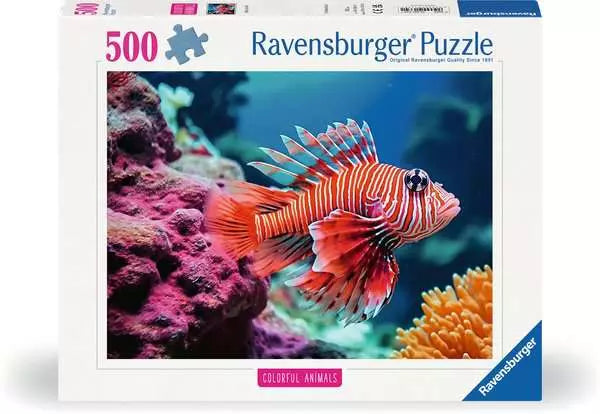 Jigsaw Puzzle<br> 500 Pieces<br> Red Lionfish