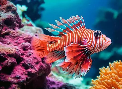 Jigsaw Puzzle<br> 500 Pieces<br> Red Lionfish