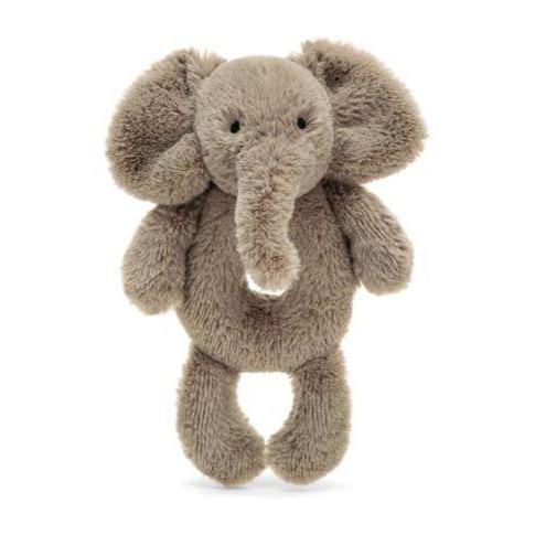 Jellycat<br> Ring Rattle<br> Smudge Elephant (7")