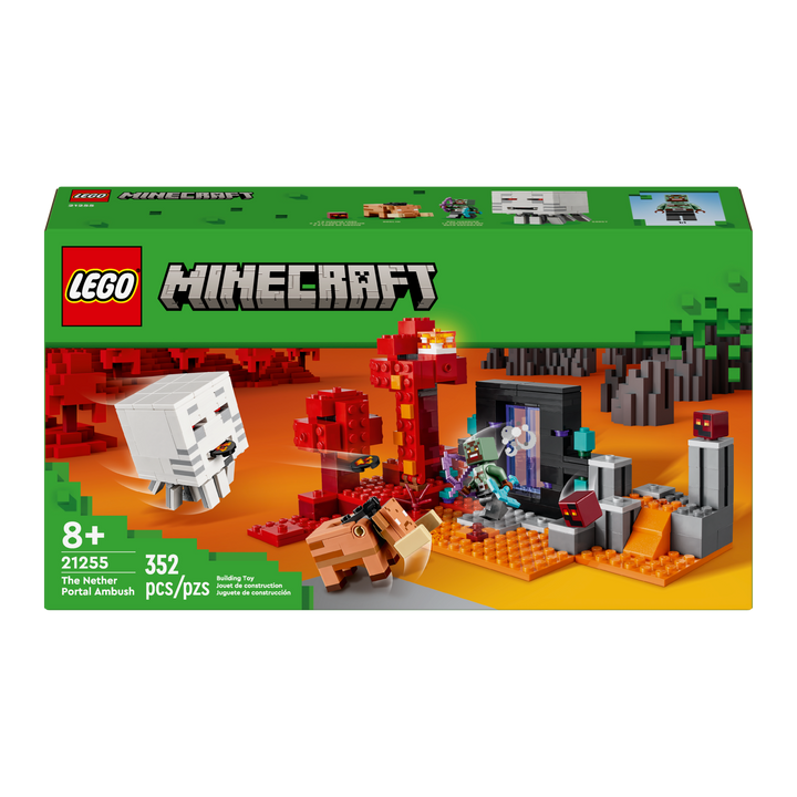 LEGO Minecraft<br> The Nether Portal Ambush<br> 21255