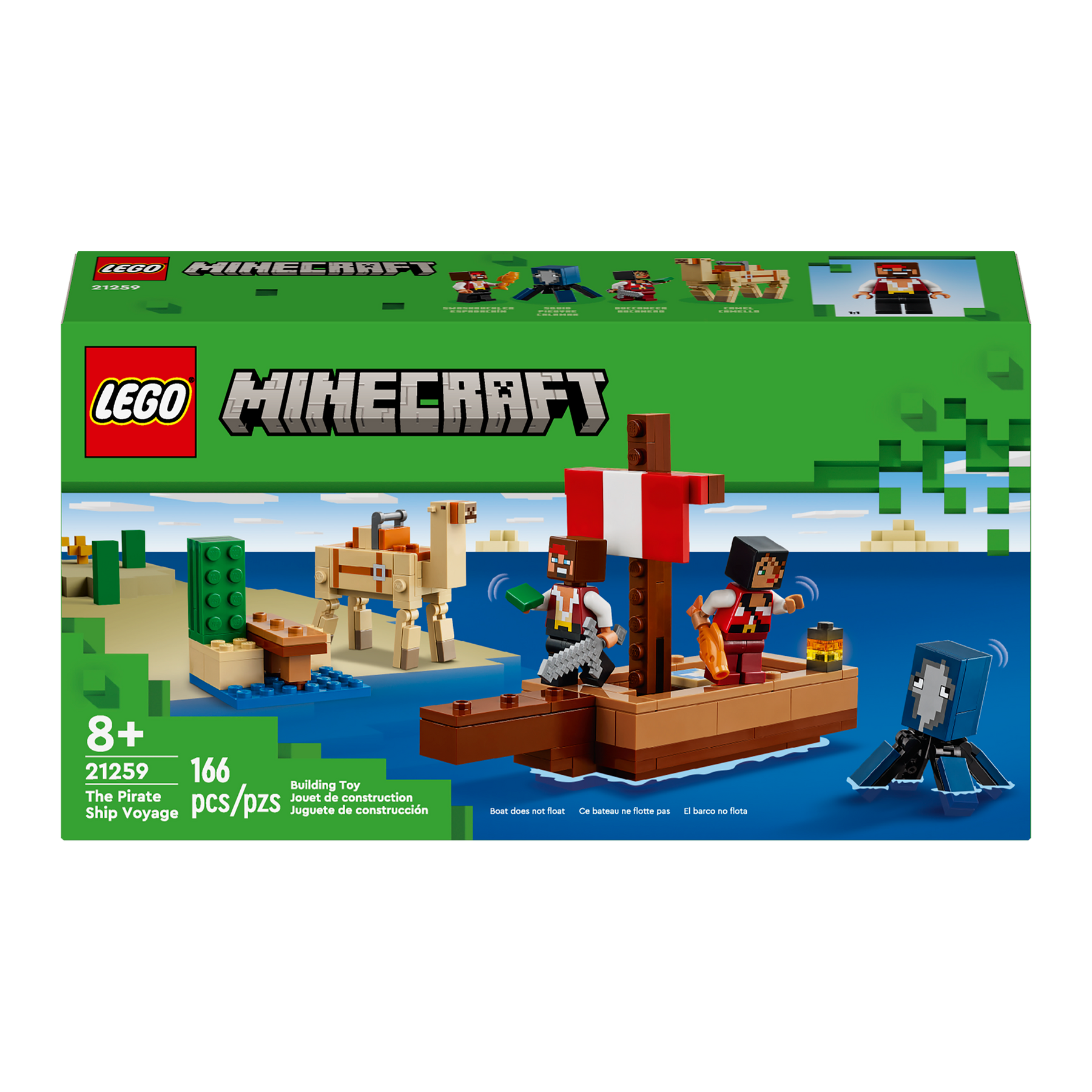 Lego minecraft ship sale