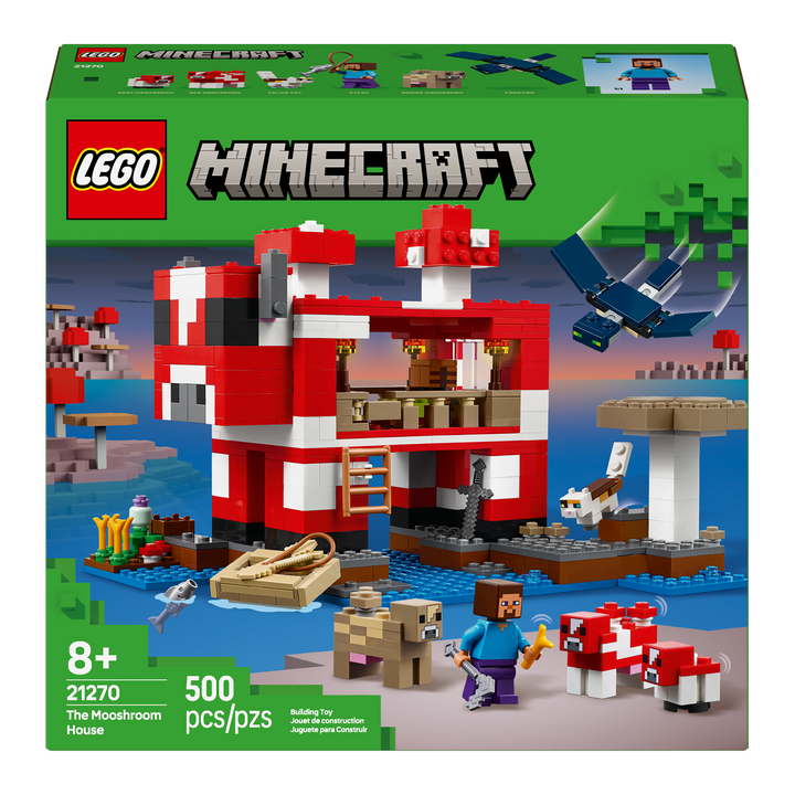 LEGO Minecraft<br> The Mooshroom House<br> 21270