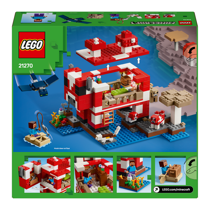 LEGO Minecraft<br> The Mooshroom House<br> 21270