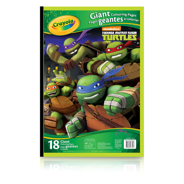 Colouring Book<br> Crayola<br> Giant Fun Pad<br> TMNT