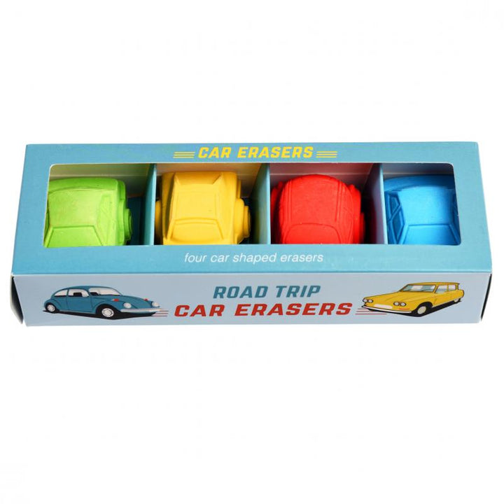 Eraser Set<br> Rex London<br> Road Trip Cars (4-Pack)