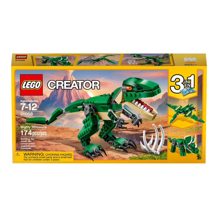 LEGO Creator (3-in-1)<br> Mighty Dinosaurs<br> 31058