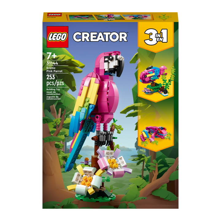 LEGO Creator (3-in-1)<br> Exotic Pink Parrot<br> 31144