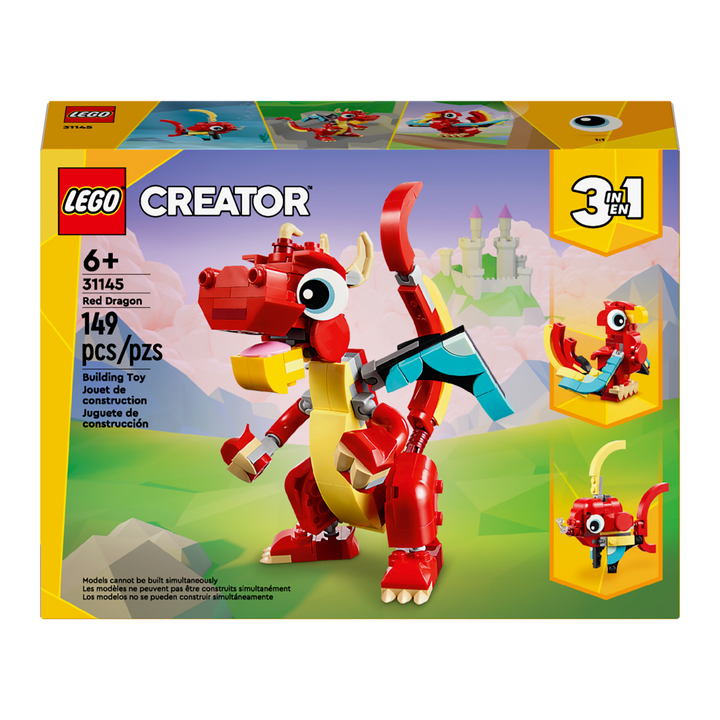 LEGO Creator (3-in-1)<br> Red Dragon<br> 31145