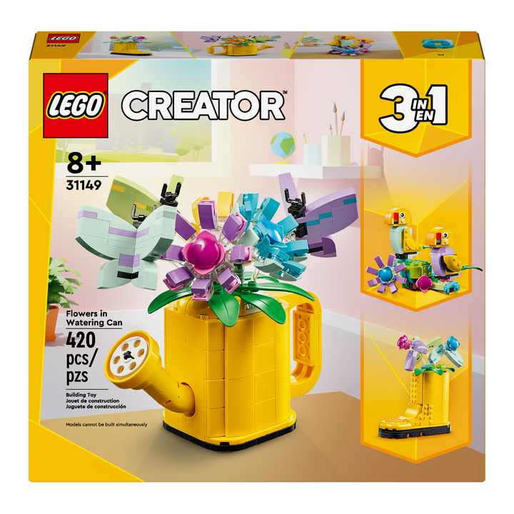 LEGO Creator (3-in-1)<br> Flowers in Watering Can<br> 31149