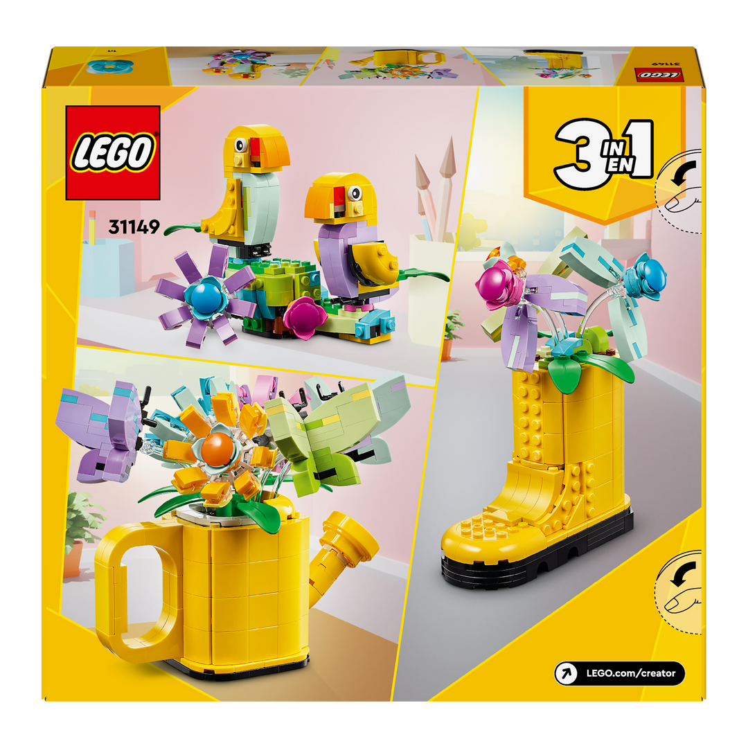 LEGO Creator (3-in-1)<br> Flowers in Watering Can<br> 31149
