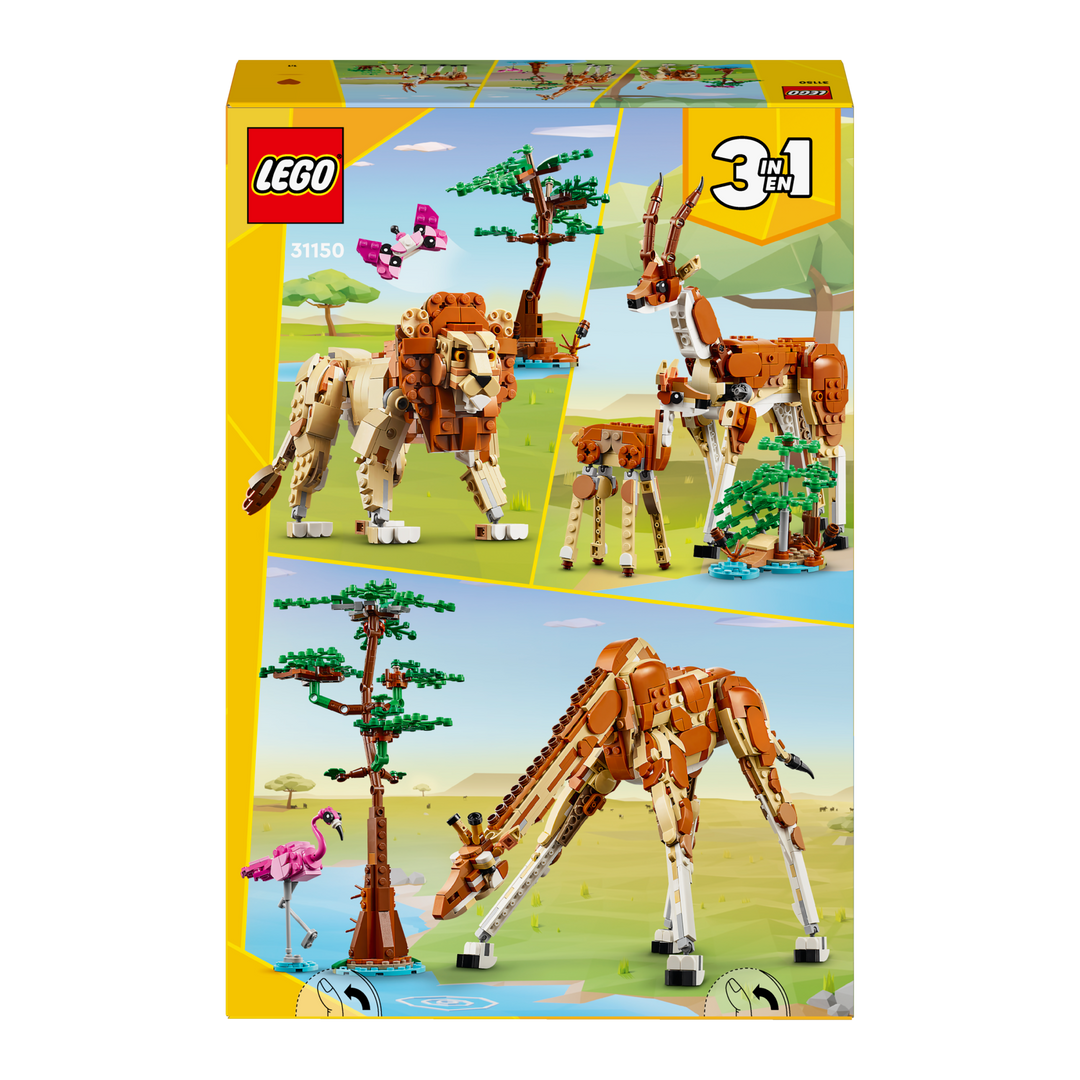 LEGO Creator (3-in-1)<br> Wild Safari Animals<br> 31150