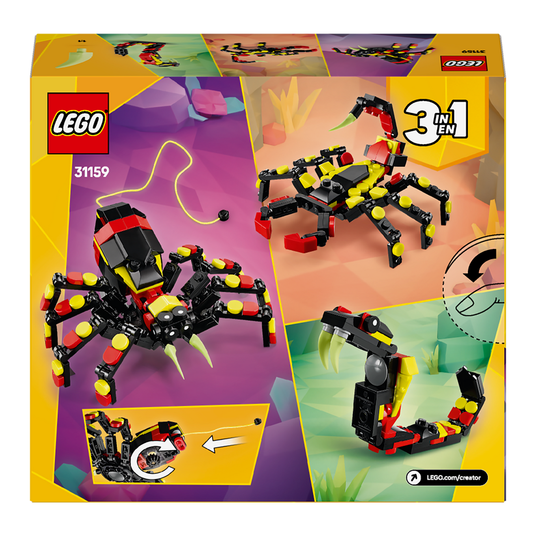 LEGO Creator (3-in-1)<br> Wild Animals: Surprising Spider<br> 31159