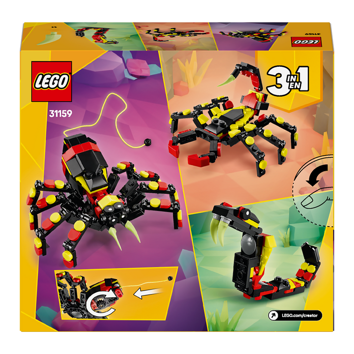 LEGO Creator (3-in-1)<br> Wild Animals: Surprising Spider<br> 31159