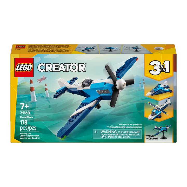 LEGO Creator (3-in-1)<br> Aircraft: Race Plane<br> 31160